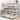Full XL over Twin XL over Queen Size Triple Bunk Bed with Long