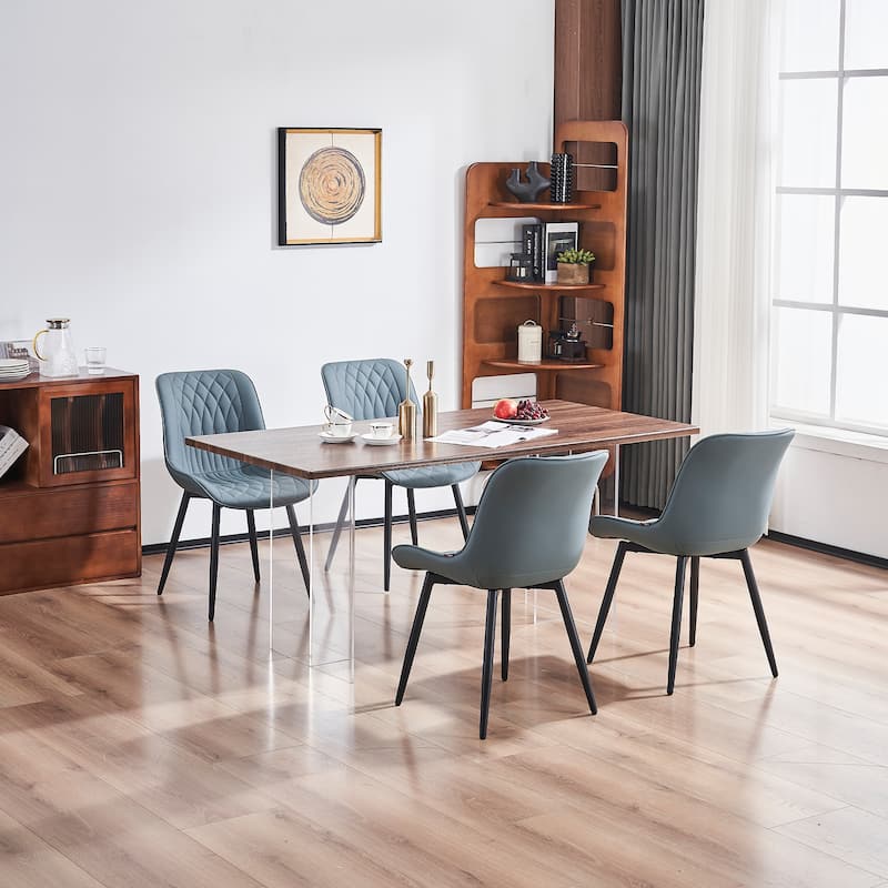 Modern Dining Chairs Set of 2 Upholstered Dining Room Chairs