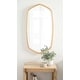 preview thumbnail 3 of 29, Kate and Laurel McLean Oval Wood Framed Mirror