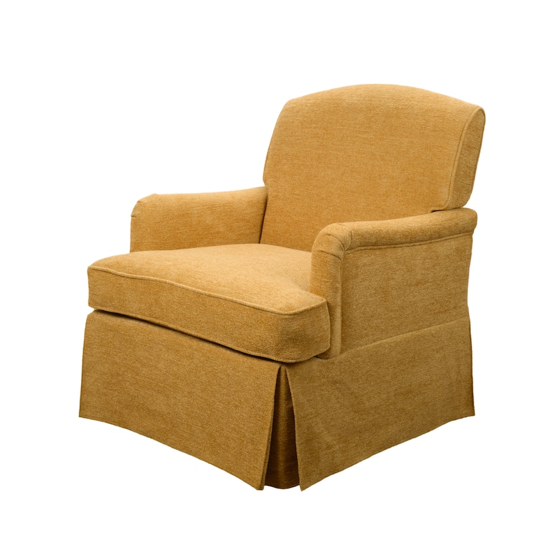 Art Leon Upholstered Swivel Accent Armchair