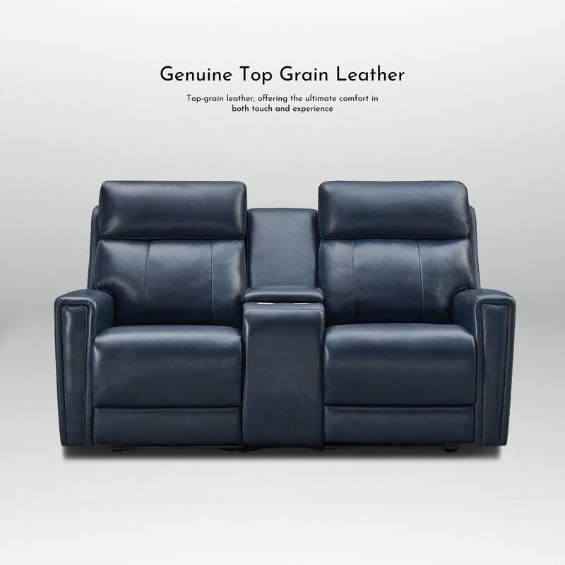 71.5'' Leather Zero Gravity Power Recliner Loveseat Sofa with Power ...