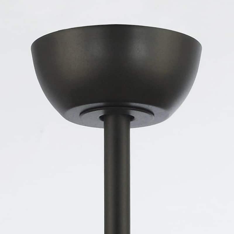 24" Farmhouse Reversible Fandelier Ceiling Fan with Light