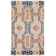 preview thumbnail 3 of 12, SAFAVIEH Handmade Trace Idelette Geometric Wool Rug 2' x 3' - Grey/Blue - Rectangle
