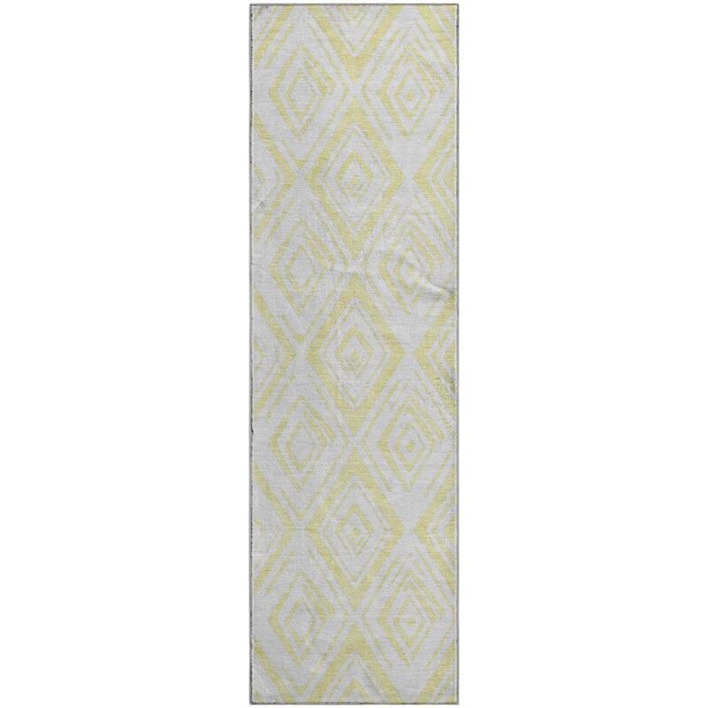 Premium Washable Super Soft Modern Diamond Mayfield Rug