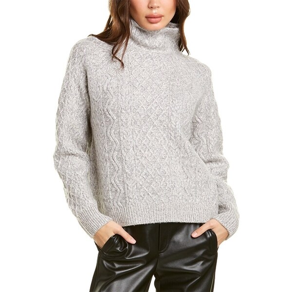 vince zig zag cable sweater