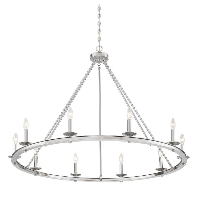 Savoy House Middleton 10 Light 45" Wide Taper Candle Ring Chandelier