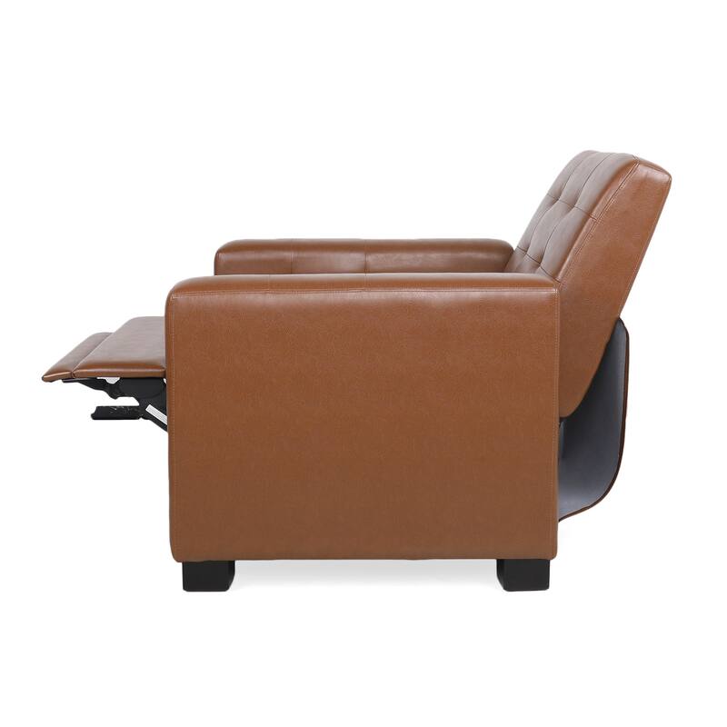 Craigue Upholstered Pushback Recliner by Christopher Knight Home