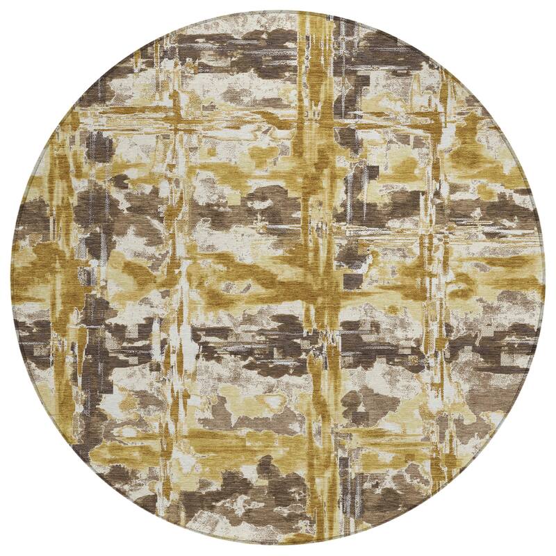 Machine Washable Indoor/ Outdoor Casual Fowler Chantille Rug