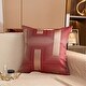preview thumbnail 9 of 9, Square Pillowcase Single Side Printed Polyester Hidden Zipper Cushion Case Home Decor