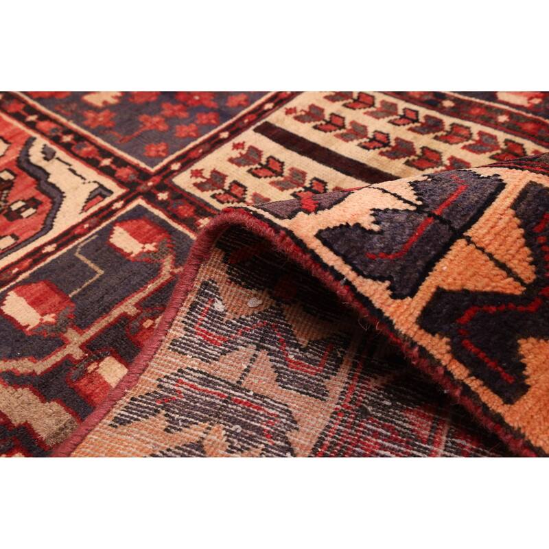 ECARPETGALLERY Hand-knotted Andelz Red Wool Rug - 4'6 x 9'4