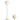 Axel 60" Modern Metal/Resin LED Floor Lamp, Brass Gold/White by JONATHAN  Y