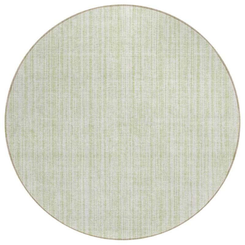 Machine Washable Indoor/ Outdoor Chantille Contemporary Striped Rug