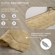 preview thumbnail 76 of 189, Home Weavers Waterford Collection Cotton Toilet Lid Rug | Elastic Fit | Fit Most Standard Toilet Lid | 18"x18"