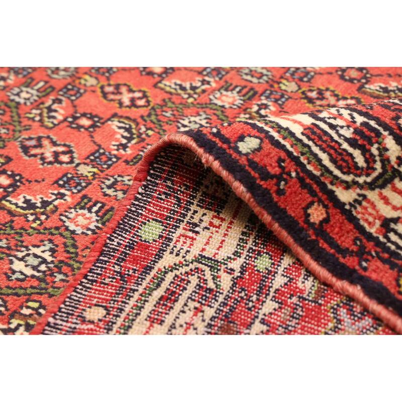 ECARPETGALLERY Hand-knotted Andelz Light Red Wool Rug - 3'5 x 4'11