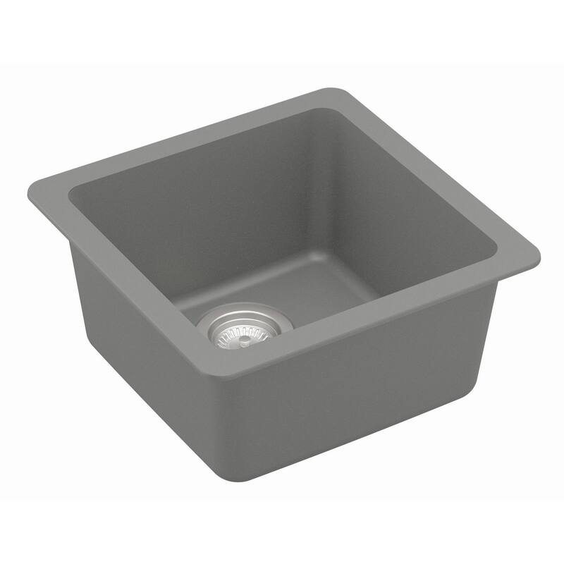 Karran Undermount Quartz Bar Single Bowl Sink