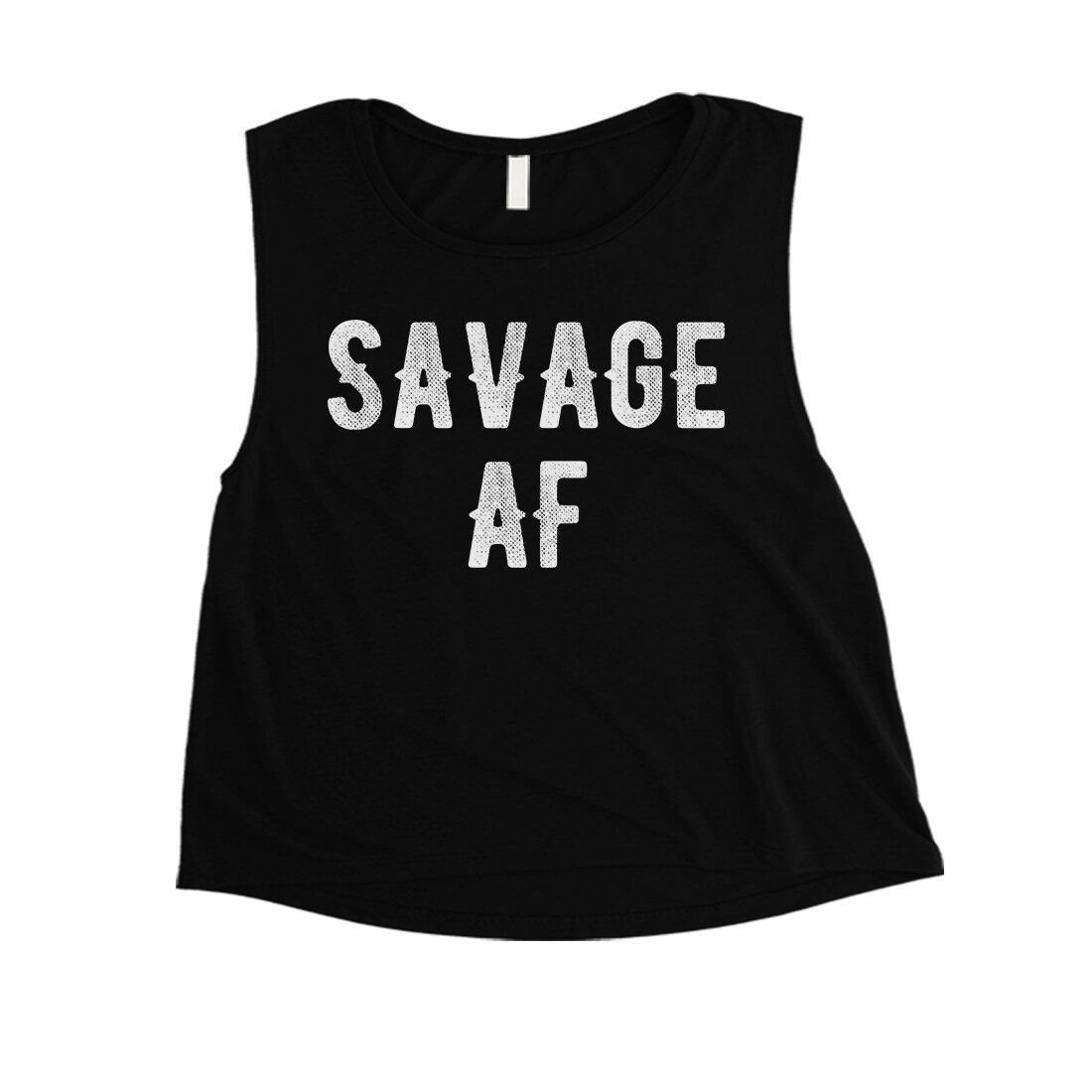 black crop workout top