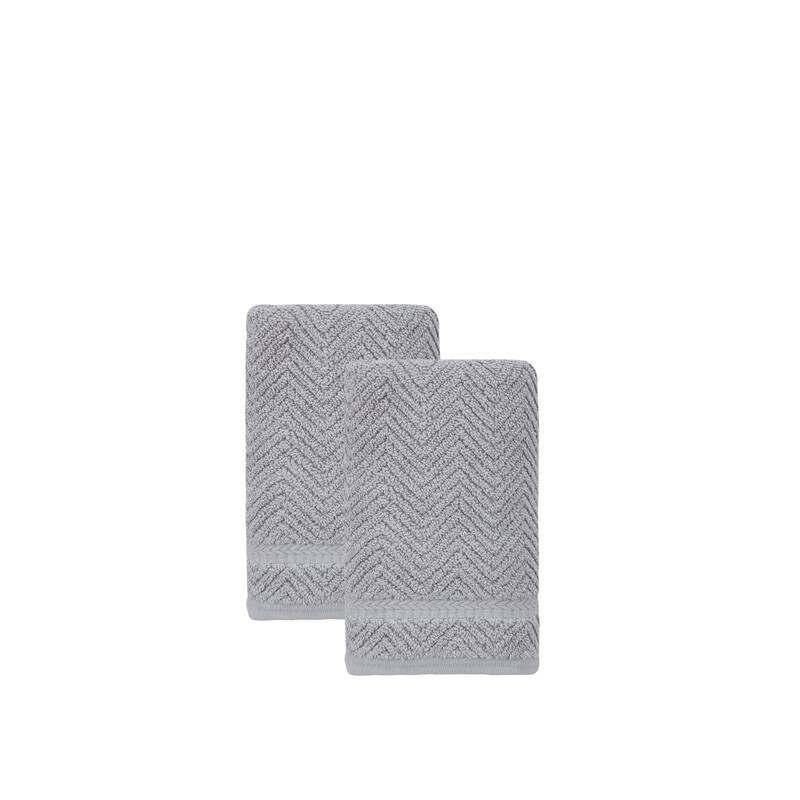 Ozan Premium Home 100% Turkish Cotton Maui Collection Luxury Hand Towels (Set of 2)