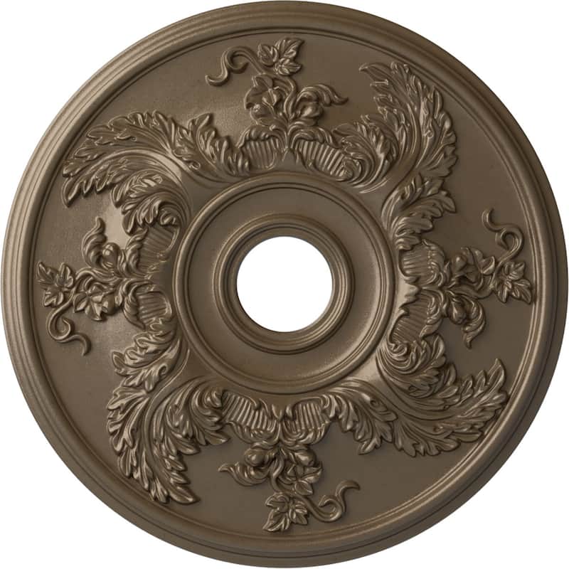 23 5/8"OD x 4 5/8"ID x 1 7/8"P Acanthus Twist Ceiling Medallion