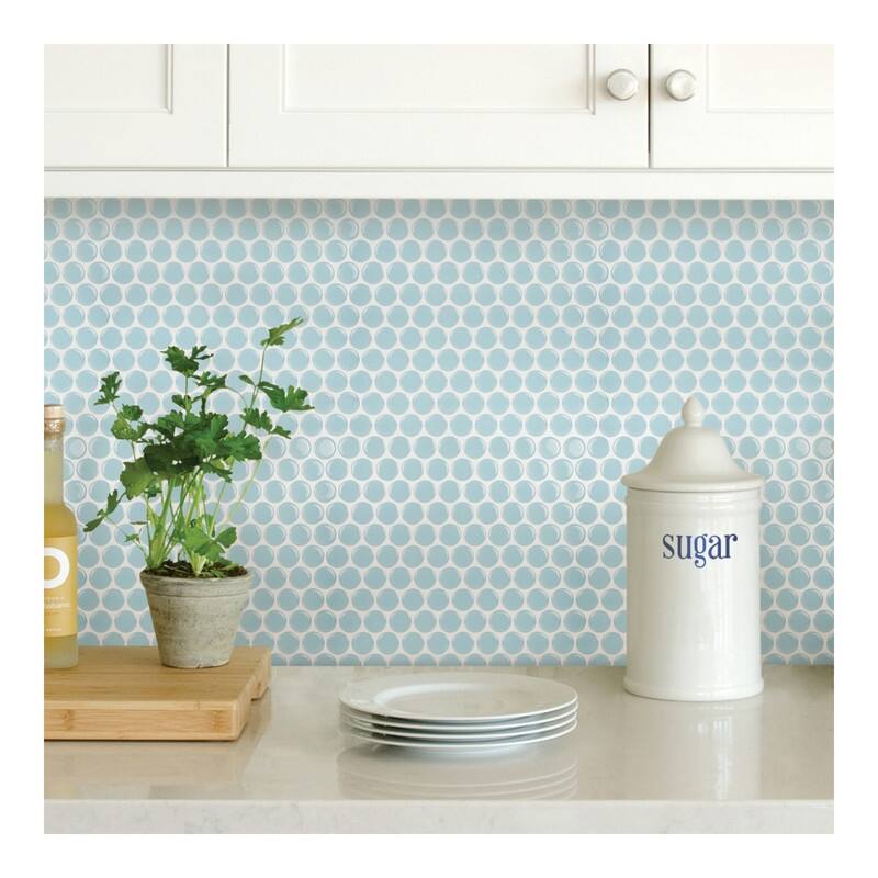 InHome Penny Tile Peel & Stick Backsplash Tiles