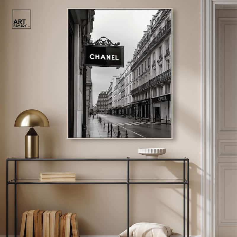 Parisian Fashion Star Canvas by Art Remedy