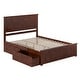 preview thumbnail 11 of 131, AFI Nantucket Platform Bed with Matching Footboard & Storage Drawers