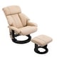 preview thumbnail 8 of 9, Massage Recliner Chair with Ottoman, 360 Swivel Recliner and Footstool