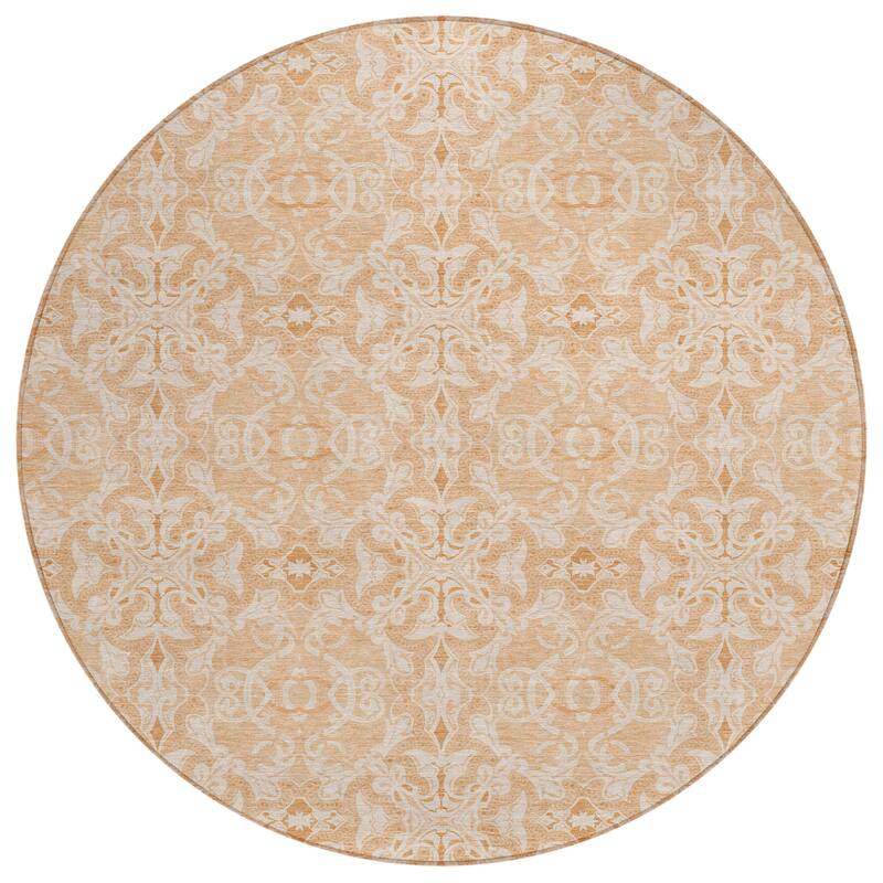 Machine Washable Indoor/ Outdoor Chantille Traditional Medallions Rug