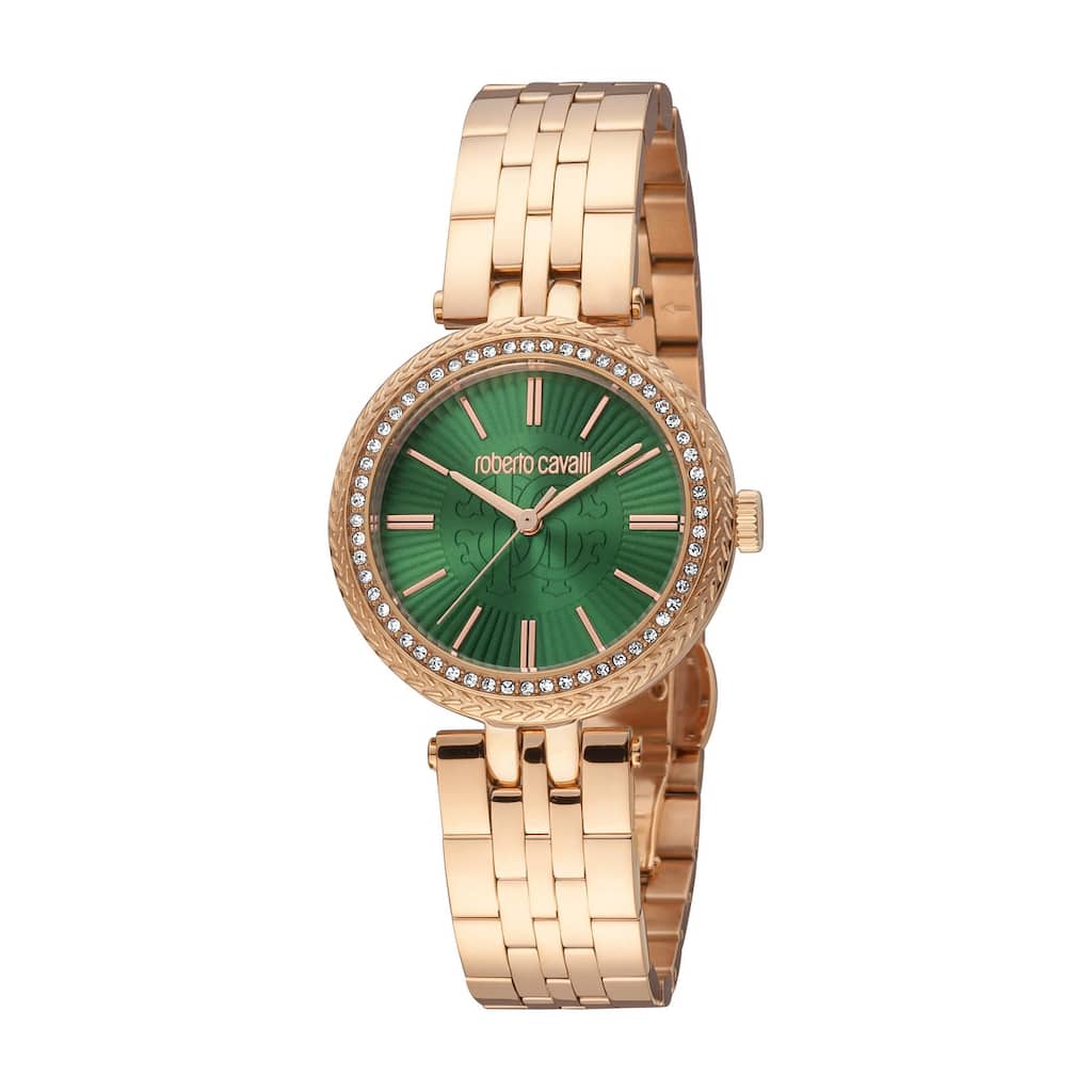 Roberto Cavalli Women RC5L031M0075 Quartz Watch - Rose-Tone