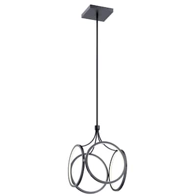 Kichler élan Ciri 19.75 inch Small LED Pendant Matte Black