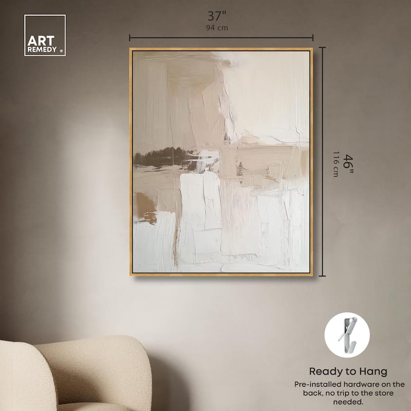 Subtle Earth Tones I Canvas by Art Remedy