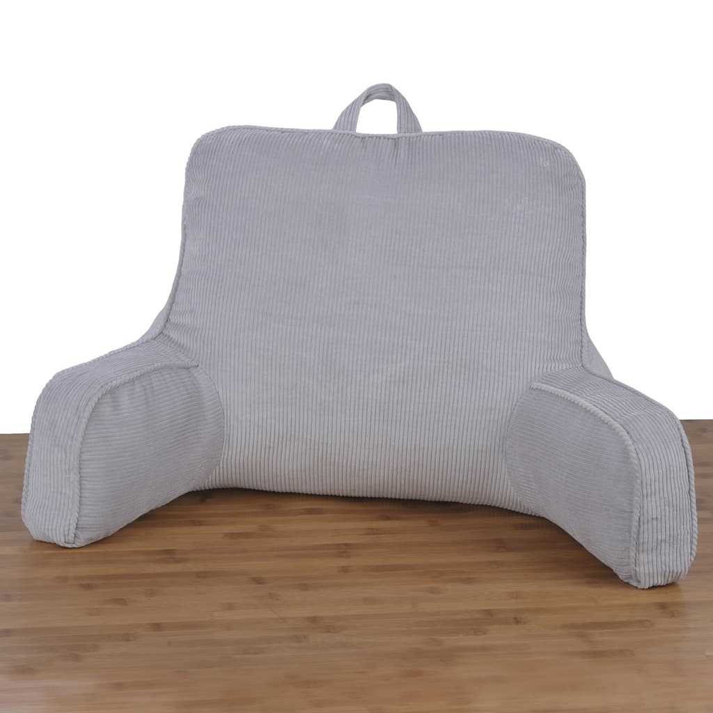 Cotton Corduroy Lounger Bed Rest Pillow Adjustable DIY Filling