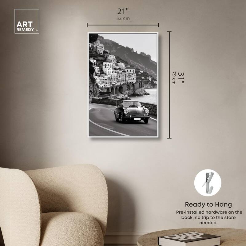 Drive through the Town Canvas by Art Remedy