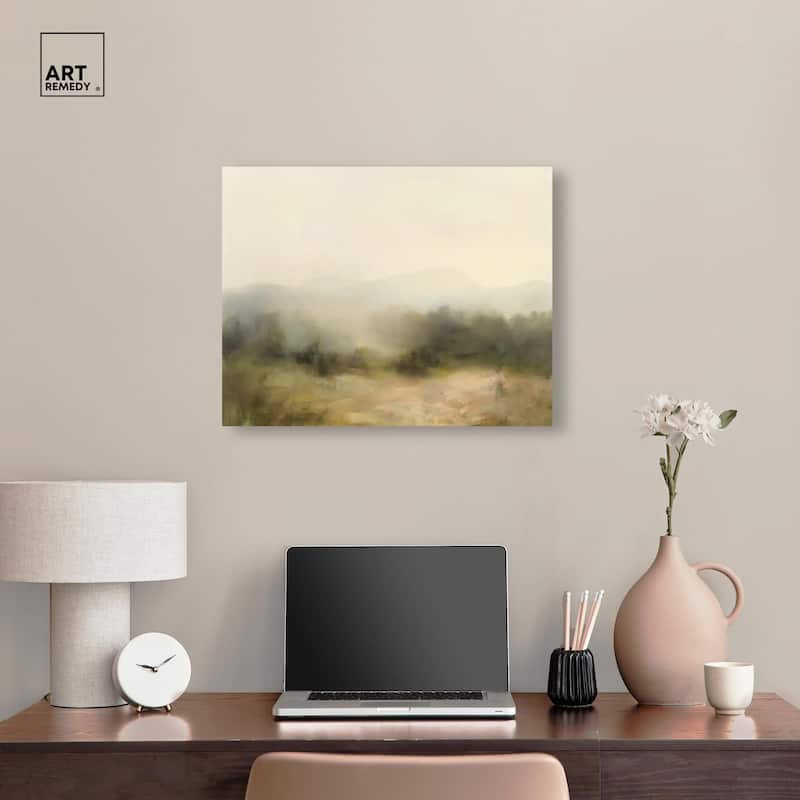 Haze Horizon Canvas by Art Remedy, Gallery Wrapped