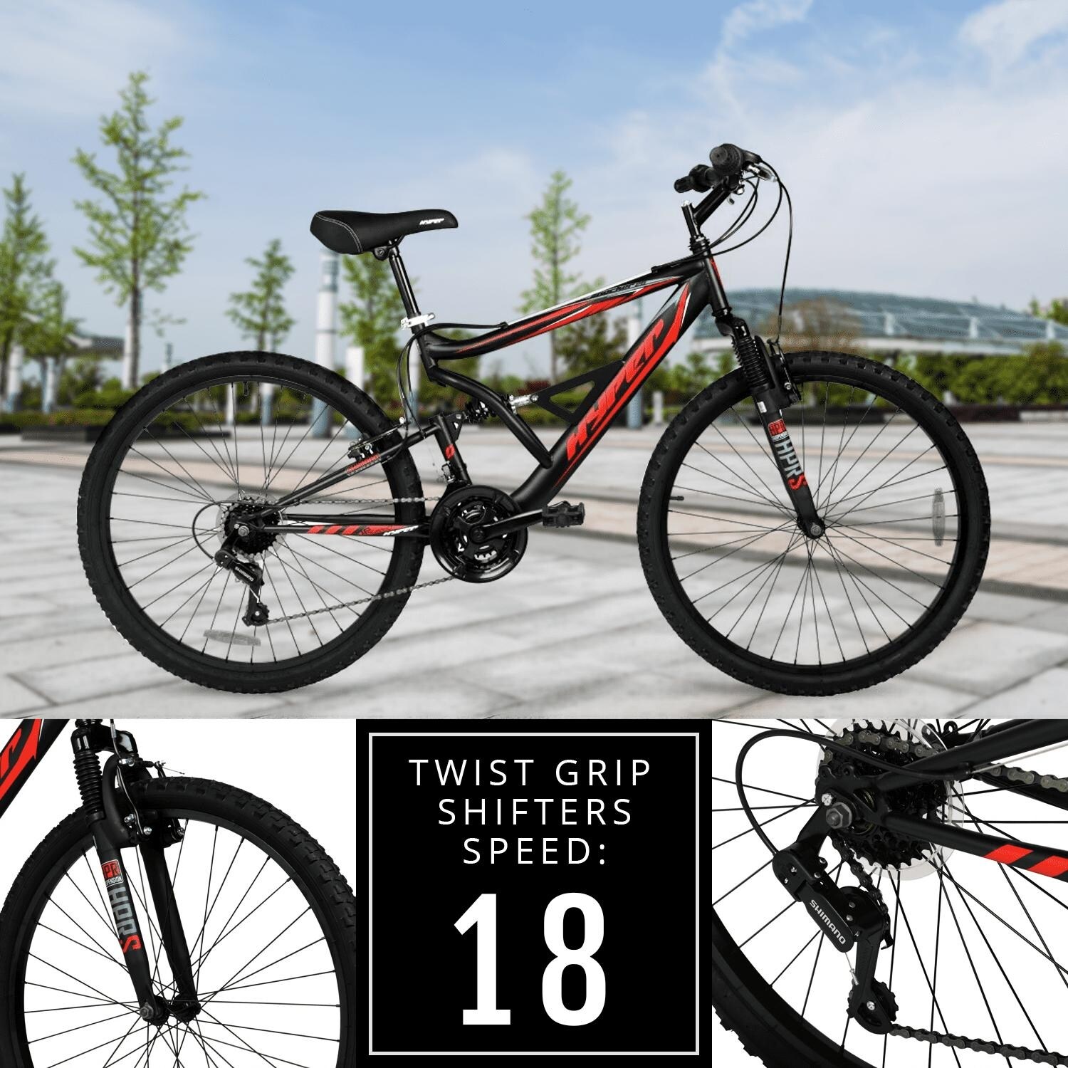 Hyper shocker men s mountain cafeful bike reviews