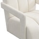 preview thumbnail 23 of 26, Roomfitters Modern Minimalist Leisure Armchair with L-Shaped Armrests and Polyester Upholstery
