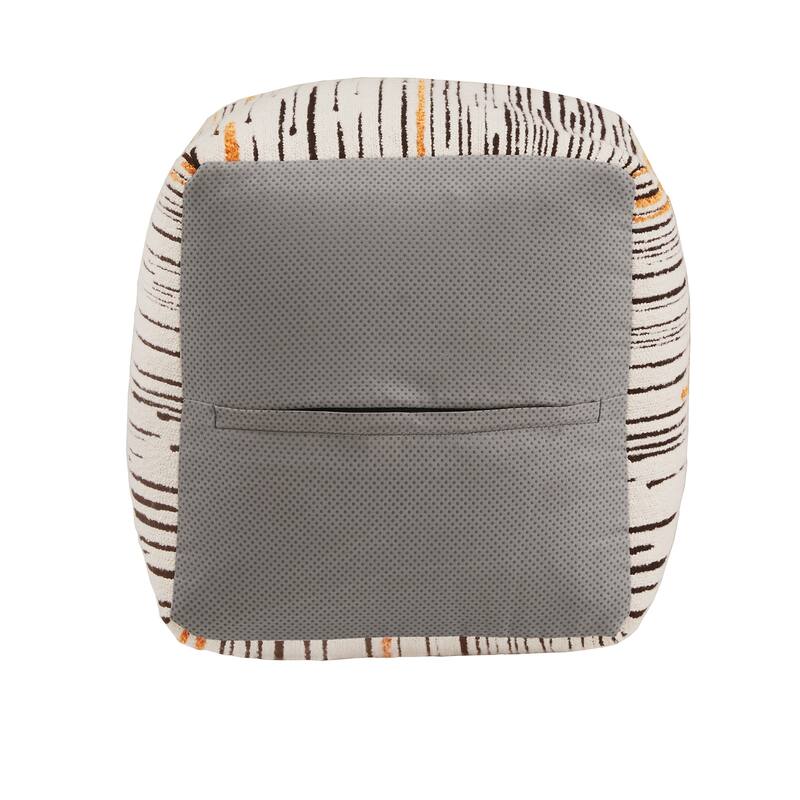 Brunico Upholstered Square Pouf Ottoman by iNSPIRE Q Bold