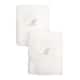 Authentic Hotel and Spa 2-piece White Turkish Cotton Hand Towels with ...