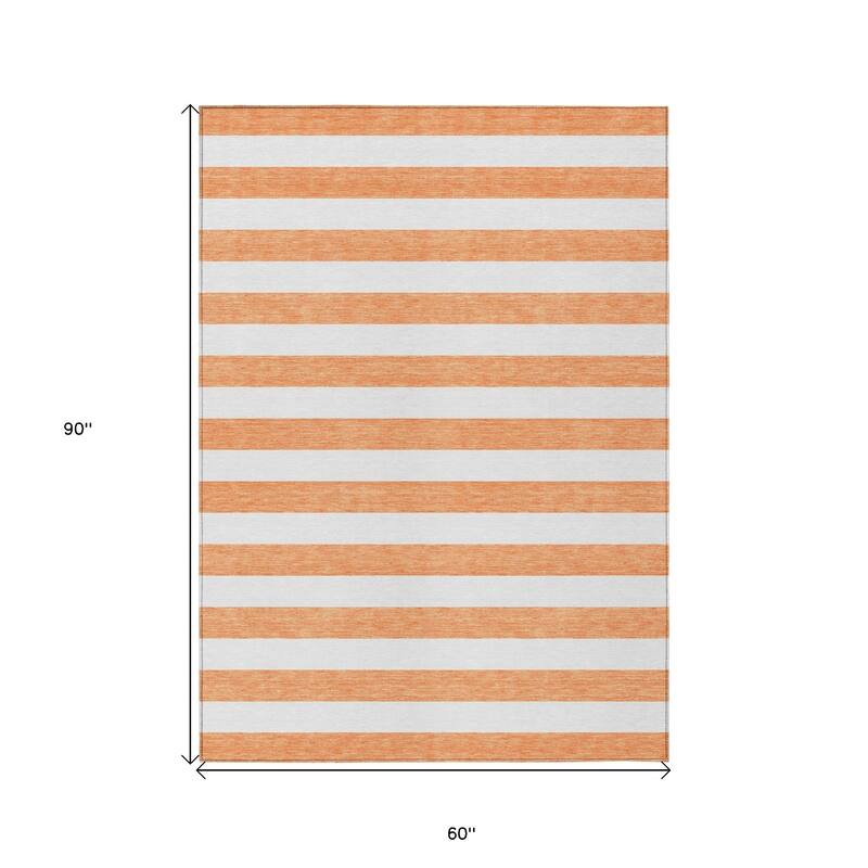 Altomo Stripe Weather Resistant Timeless Fusion Outdoor Rug