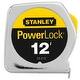 preview thumbnail 1 of 1, Stanley PowerLock 12 ft. L X 0.5 in. W Tape Measure 1 pk - 12 ft.