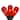 10ct Orange Edison E17 Halloween Light Set - 9ft Black Wire