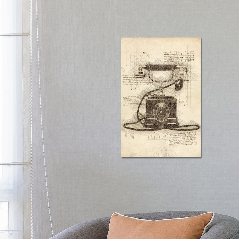 iCanvas "Old Telephone" by Cornel Vlad Canvas Print - 26x18x1.5