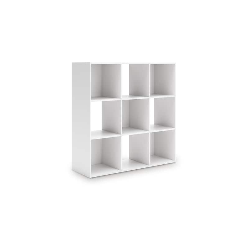 Signature Design by Ashley Onita White 9 Cube Organizer - 35" W x 12" D x 35" H