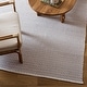 preview thumbnail 32 of 56, SAFAVIEH Montauk Glyn Handmade Cotton Area Rug 6' x 9' - Ivory/Grey