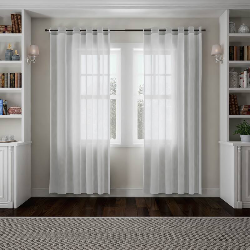 1-Inch Decorative End Cap Style Finial Curtain Rod by Lavish Home