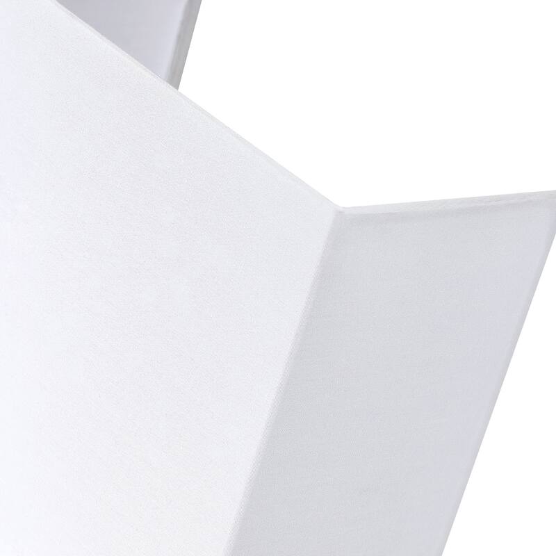 Wall Sconce Light With White Fabric Shade
