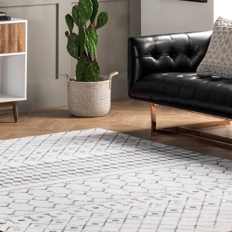 Nuloom Moroccan Blythe SpinClean Machine Washable Area Rug