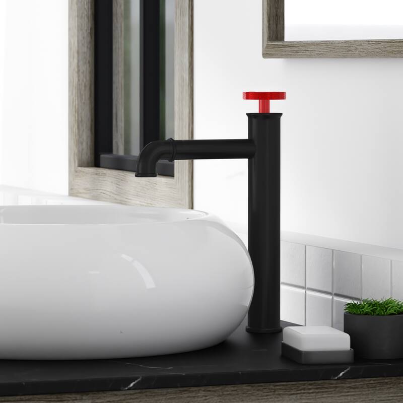 Avallon 12 Single Handle, Bathroom Faucet in Matte Black