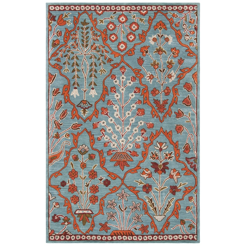 SAFAVIEH Handmade Wyndham Iori Modern Wool Rug