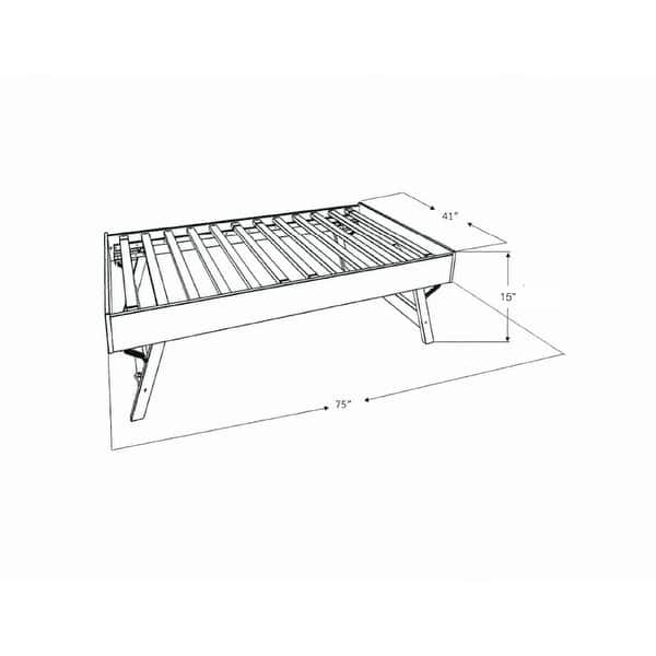 dimension image slide 0 of 2, Somette Boho Daybed and Pop Up Bed in Barbados with Mattresses