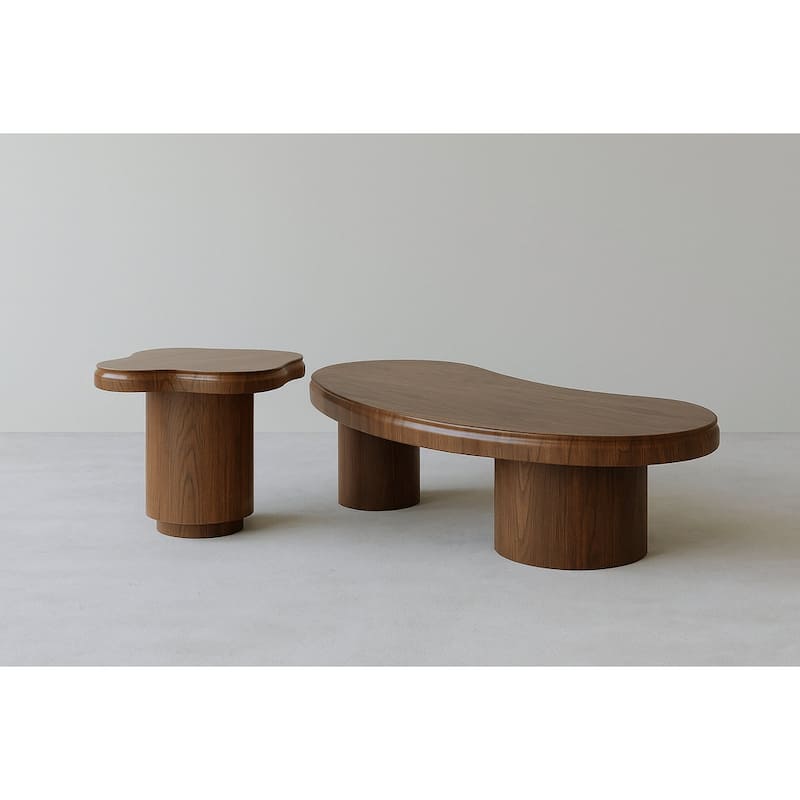 Winslow Dark Walnut Nest Coffee Table Set - Dark Walnut